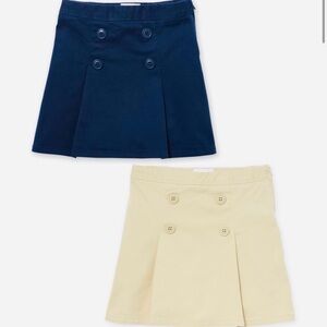 Girls children’s place 2 pack uniform skirts size 5